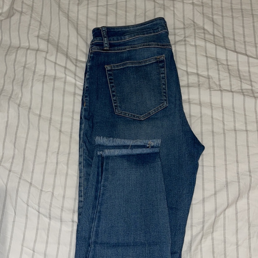 Rewash High Rise Distressed Jean - Picture 6 of 7